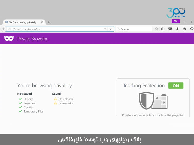 فایرفاکس تکنولوژی هایی که شما را در وب ردیابی می کنند ، بلاک می کند.